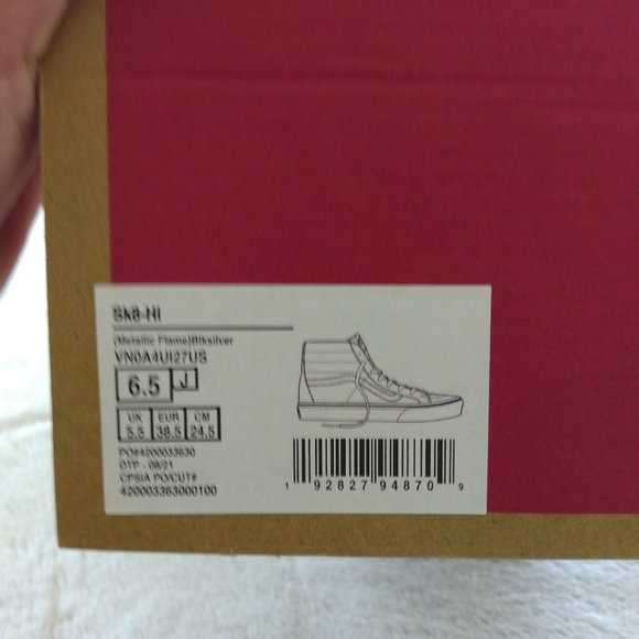 Van's Flaming Shoes New (without box) - Picture 4 of 4